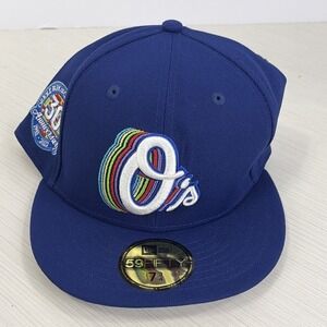 Baltimore Orioles New Era 59Fifty 30 Years Oriole Park Fitted Hat Cap 7 3/4 NEW